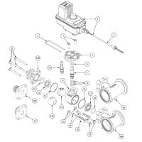 Repuestos electroválvula Teejet 450BEC con Bridas