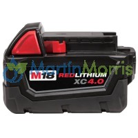 Batería Milwaukee 4811-1840 M18 REDLITHIUM XC 4.0 Amper