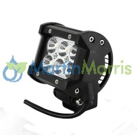 Reflector led con carcaza especial compacto 6 led 18w