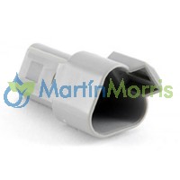 conector 3 pin hembra deutch amp gris