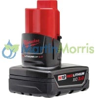 Bateria Recargable Milwaukee Redlithium M12 XC de 3.0 Amper Hora Modelo 4811-2402