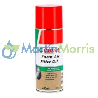 castrol foam air filter oil en aerosol de 400ml aceite para filtros de aire