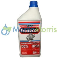 Liquido de Frenos marca FRENOCAR Tipo 3 por 900cm3