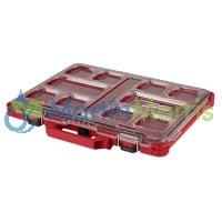 Milwaukee Packout 48-22-8431 Caja Organizador Tapa Acrílica Perfil Bajo