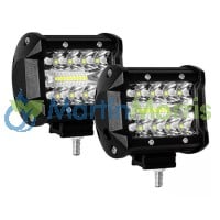 Faro Led Auxiliar de 60W en 20 Led Tipo Centrado por unidad