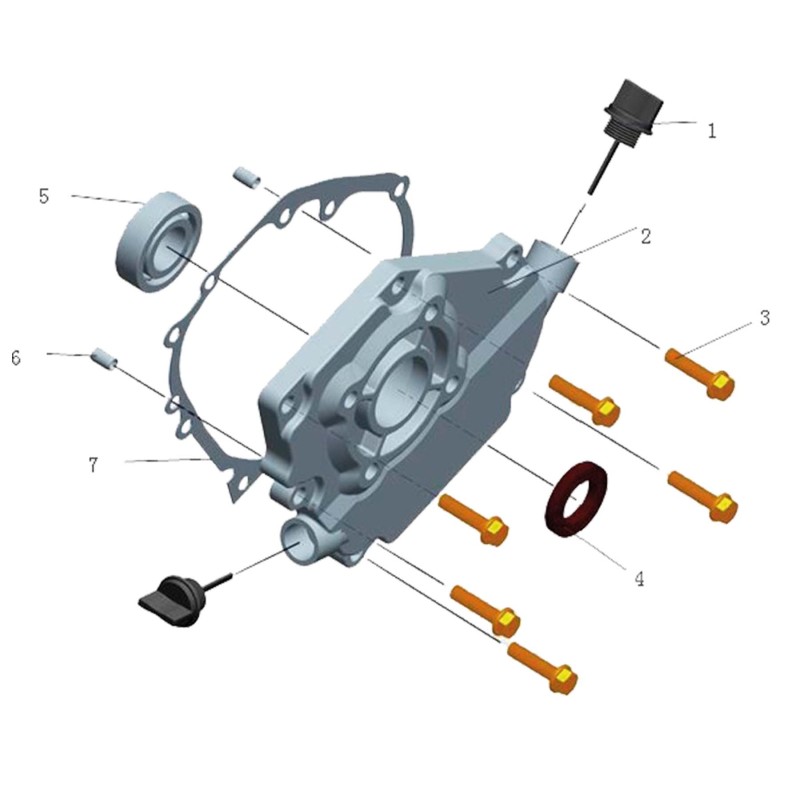 Repuestos culata motor SENSEI modelo M70 OHV