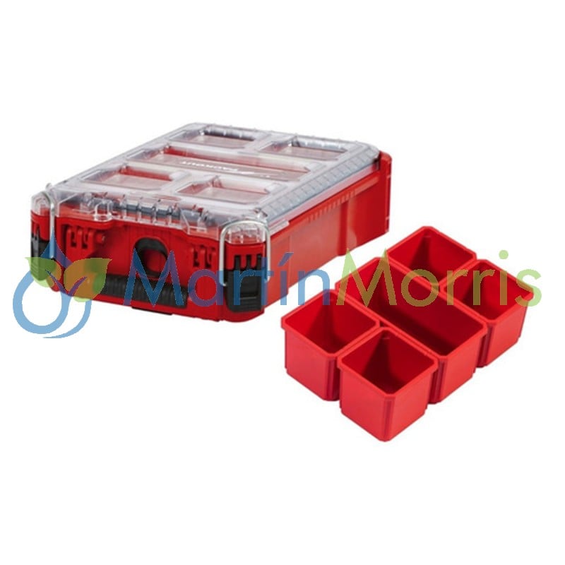 Milwaukee packout 4822-8435 cajón chico con manija plegable-1