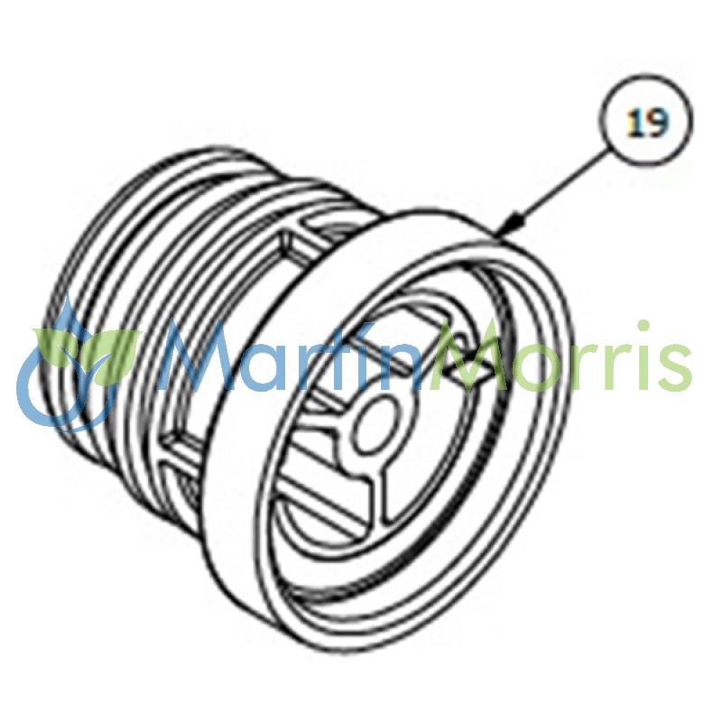 Puntera Adaptador hembra para conexión teejet quick conect grande de electroválvula teejet 430