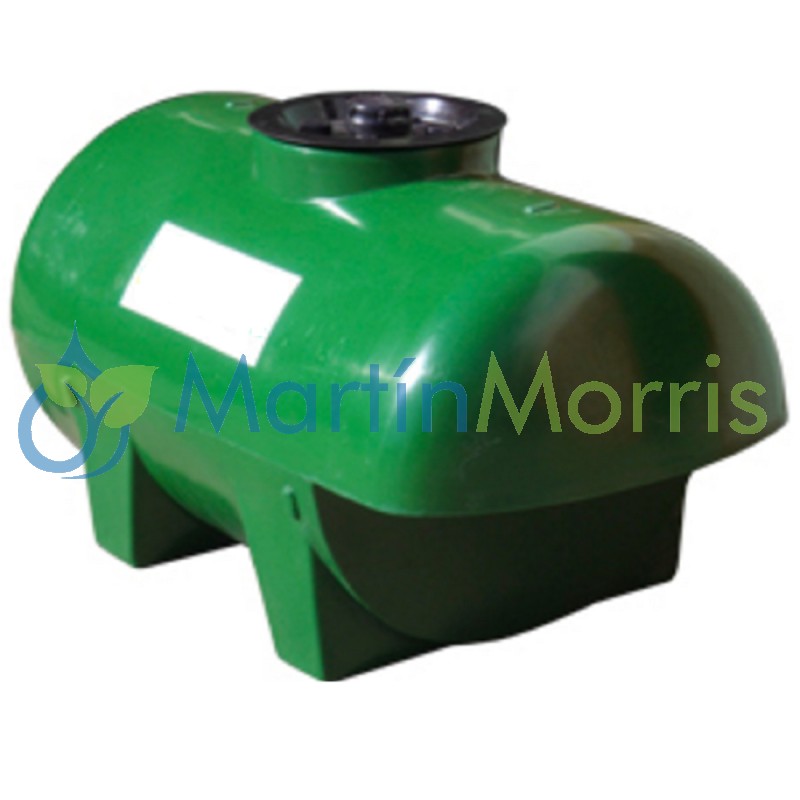 Tanque depósito horizontal 180 litros con base y alojamiento
