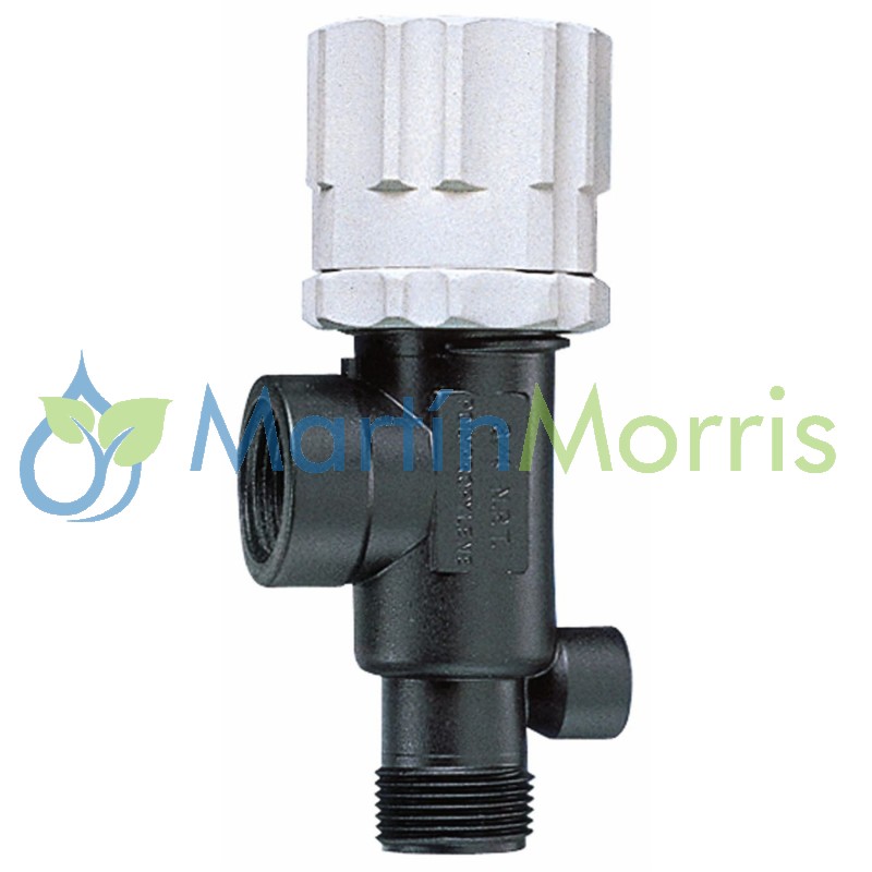 Válvula teejet 23120 reguladora de presion manual 10 bar sellos epdm rosca 3/4 pulg