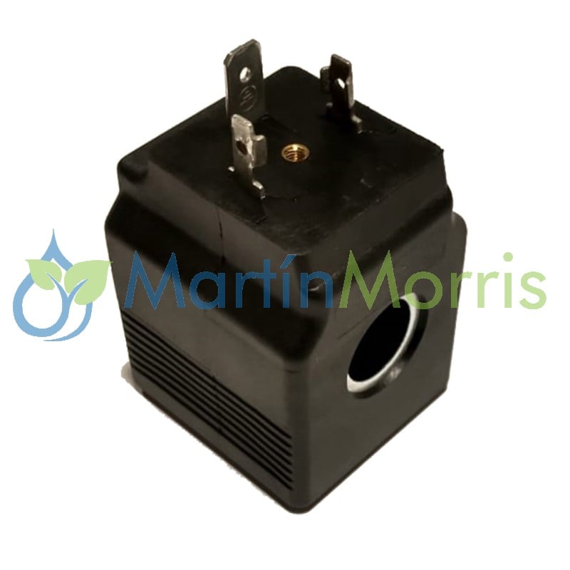 Bobina 12 Volt cuadrada para válvula solenoide hidráulica-1