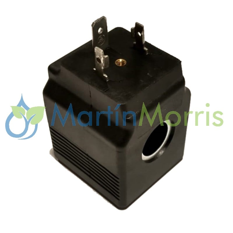 Bobina 12 Volt cuadrada para válvula solenoide hidráulica-1