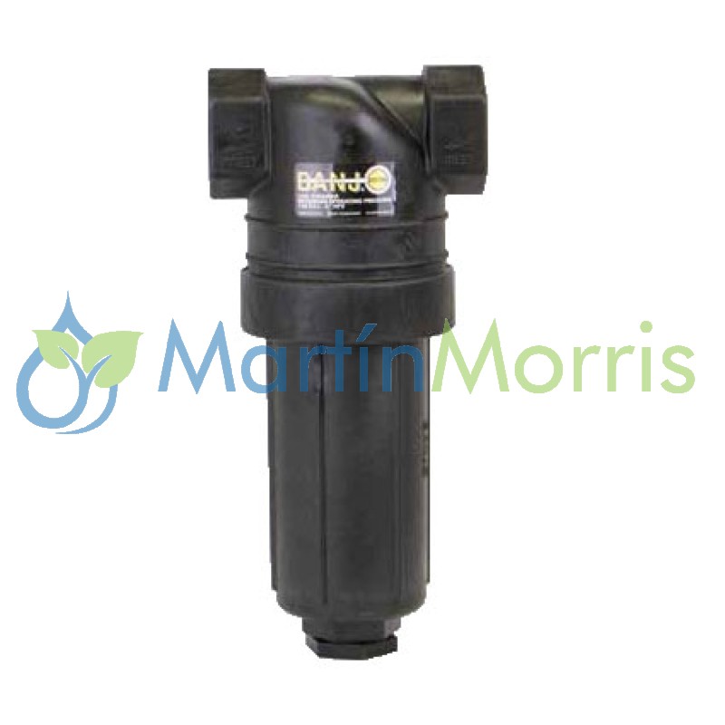 Filtro de linea banjo tipo t grande lst150-80 rosca 1-1/2" maya 80 mesh