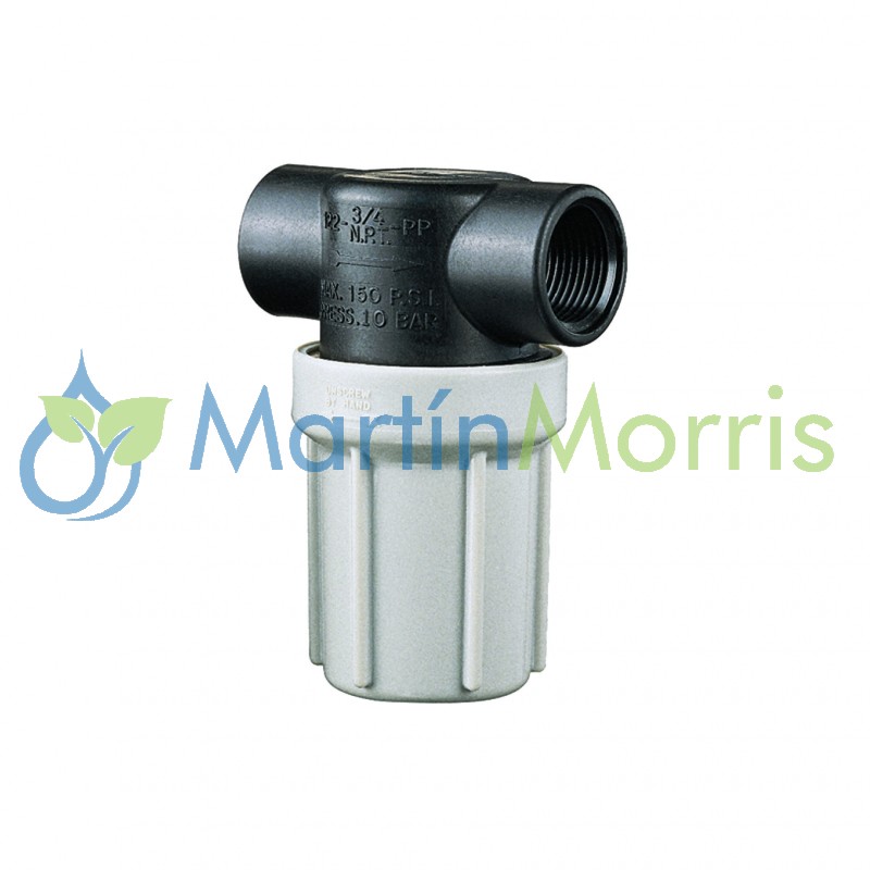 Filtro de linea teejet aa122 rosca 1/2 pulgada maya 200 mesh
