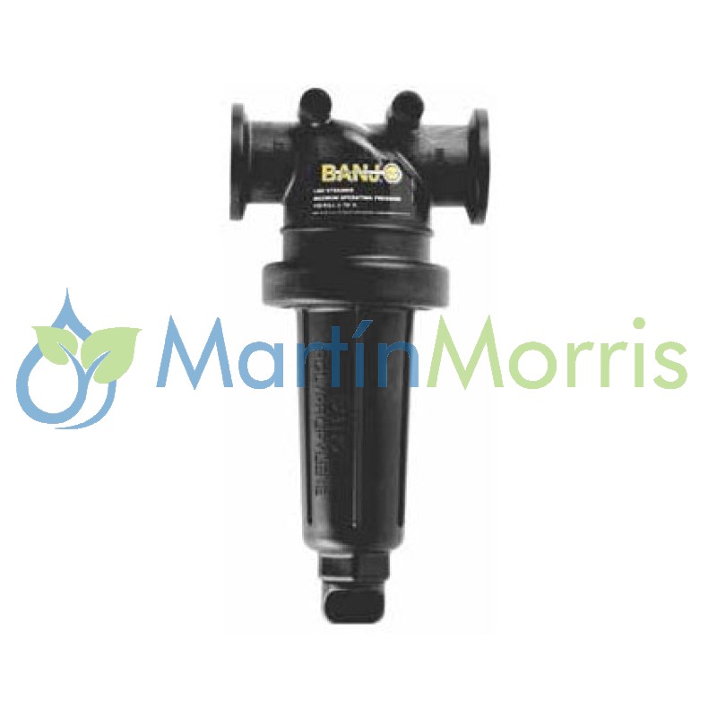 Filtros de Linea BANJO Tipo TEE con Brida 100 Cartucho 80 Mesh
