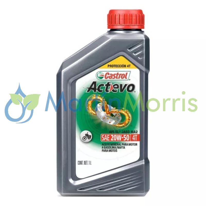 Castrol Actevo 20w-50 para motos 4t