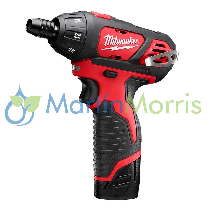 Kit De Atornillador Hexagonal Compacto Milwaukee 2401-259A M12™ De 1/4"-1
