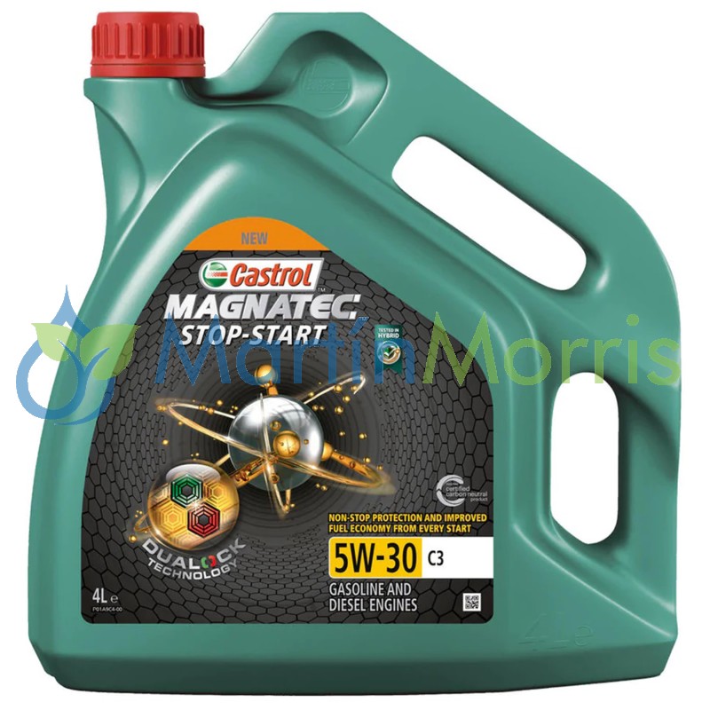 Aceite Sintético Castrol Magnatec Stop-Start 5w-30 C3 por envase 4 Litro