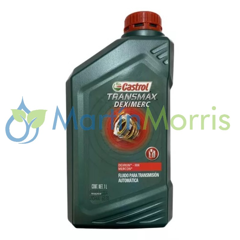 Aceite transmision liviano ATF DEX II multivehiculo TRANSMAX DEX/MEC x 1Lts CASTROL