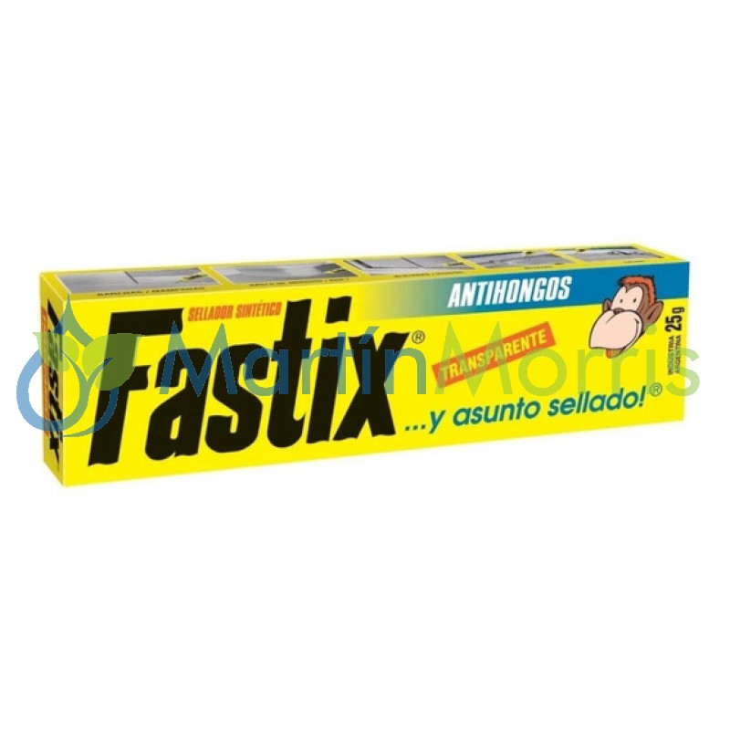 FASTIX sellador silicona antihongos transparente 25gr