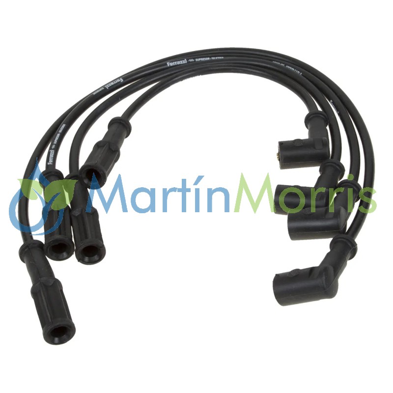 renault 9, 11, 12 y 19 set cables de bujías marca ferrazzi serie superior-1