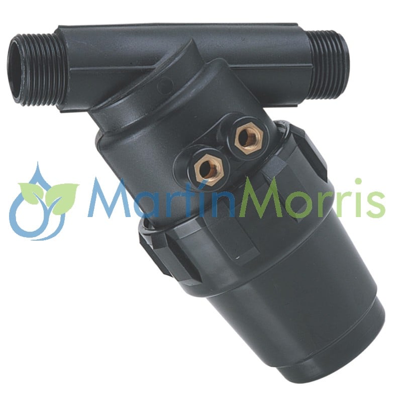 Filtros ARAG en Línea Inclinado Serie 323 Rosca 1" Macho sellos EPDM maya 100 Mesh