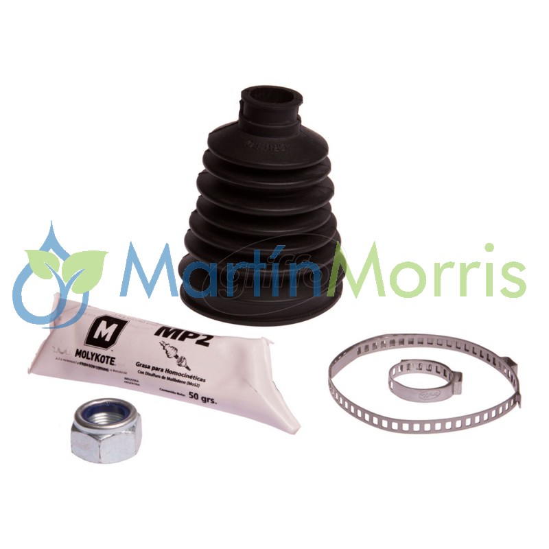 kit de fuelle para Renault kangoo, Clio, Express, R19 incluye grasa, tuerca y precintos para homocinética izq/der