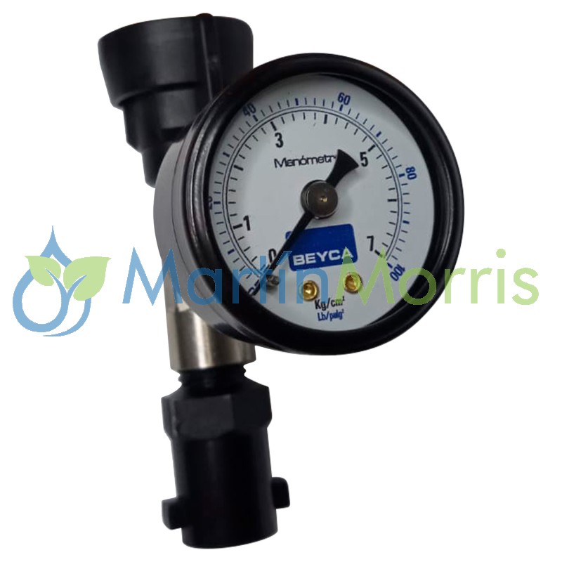 Manometro Verificador de Presion para Boquillas de Pulverizador Escala 7 bar.-1