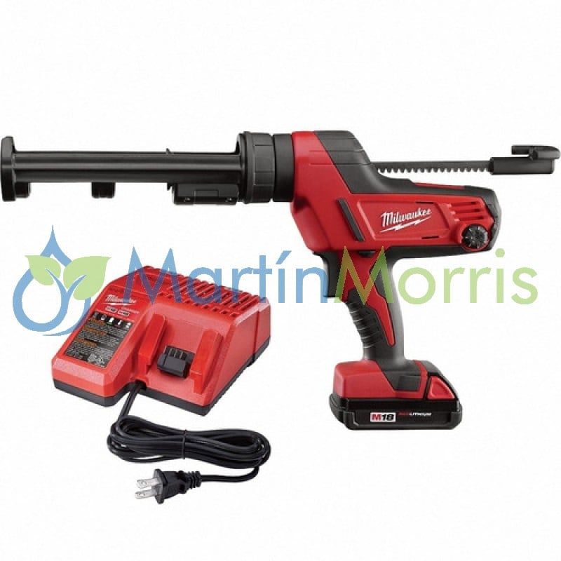Milwaukee 2641-159a pistola de adhesivo y calafateo inalámbrica 18V