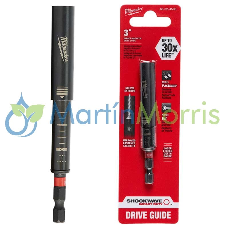 Guía Punta Magnética 3" para Atornillador de Impacto Milwaukee 48-32-4508