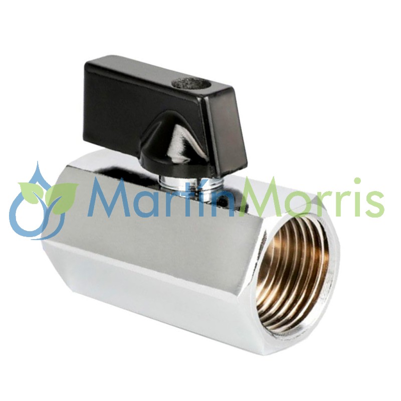 Mini Válvula Hembra Hembra De 1/4"