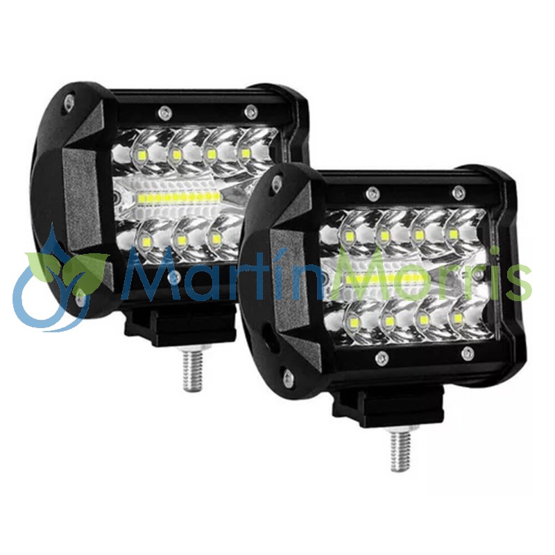 Faro Led Auxiliar de 60W en 20 Led Tipo Centrado por unidad-1