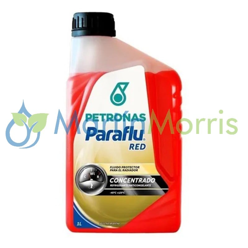 PETRONAS Paraflu Red por 1 litro Rojo LIQUIDO REFRIGERANTE Y ANTICONGELANTE