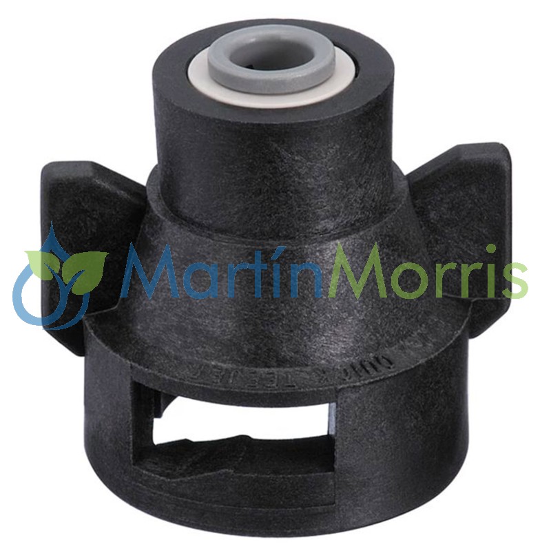 tapa teejet qj98588-1/4 adaptadora con conector instantáneo manguera 1/4