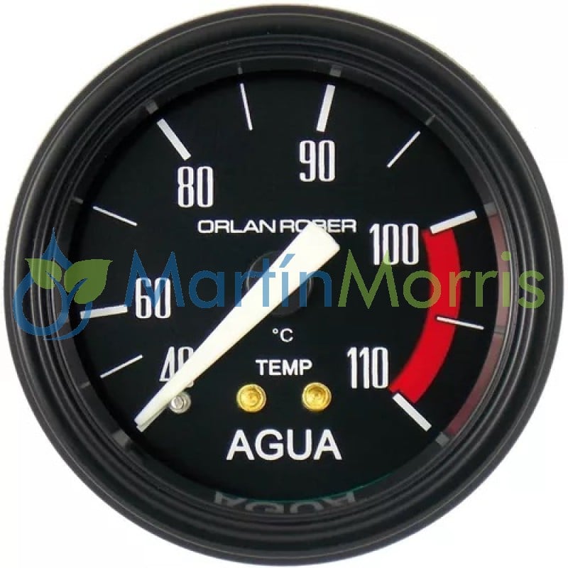 Reloj temperatura de agua mecanico 2mts ORLAN ROBER classic 52mm, 110°c
