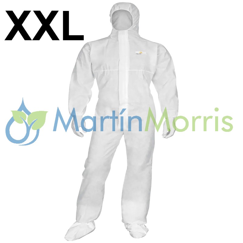 Mameluco con capucha elástica deltaplus dt115 talle xxl