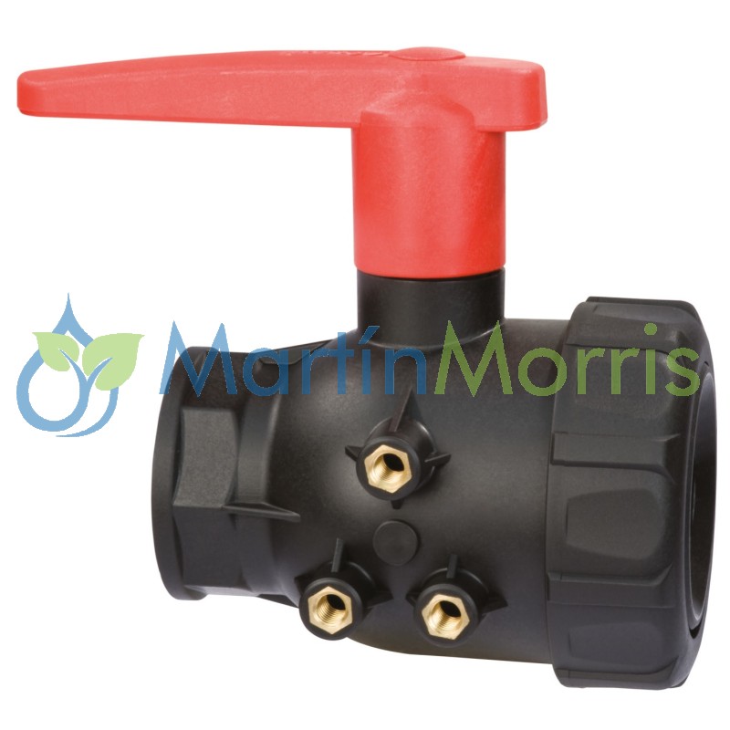 Válvula O Canilla Manual De 2 Vías ARAG modelo 455 rosca hembra de 1 1/2"