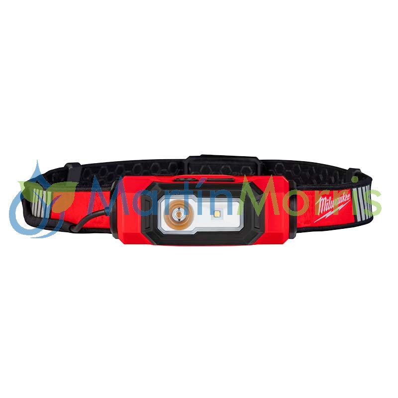 Linterna Vincha Tipo Minero Recargable Milwaukee 2116-21 USB Beacon-1